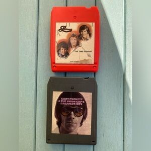 Vintage 8-track tapes Lettermen-The Time is Right & Gary Puckett & The Union Gap